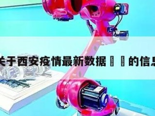 关于西安疫情最新数据㊙️的信息
